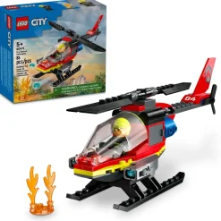 Lego Canada Inc. LEGO® City Fire Rescue Helicopter Building Set 60411 Clearance