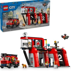 Lego Canada Inc. LEGO® City Fire Station with Fire Truck Playset 60414 Best