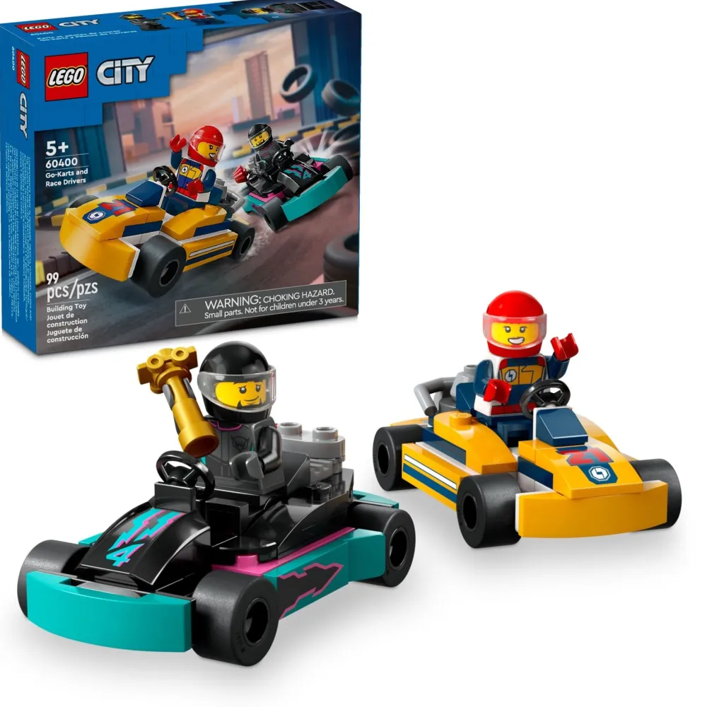 Lego Canada Inc. LEGO® City Go-Karts and Race Drivers Toy Set 60400 Best