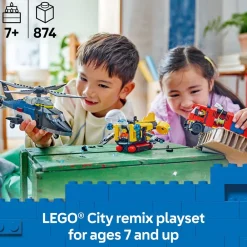 LEGO ® City Helicopter,Fire Truck & Submarine 60462 Fashion