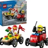 LEGO ® City Pizza vs. Fire Truck Race Car Pack 60458 Hot