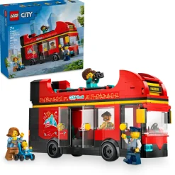 LEGO ® City Red Double-Decker Sightseeing Bus Toy 60407 Fashion