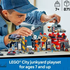 LEGO ® City Scrapyard with Cars 60472 Discount