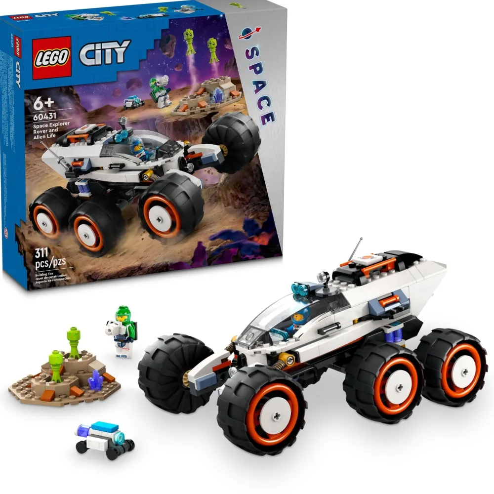 Lego Canada Inc. LEGO® City Space Explorer Rover and Alien Life 60431 Hot