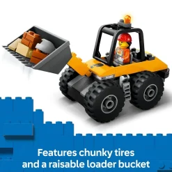 LEGO ® City Yellow Construction Wheel Loader 60450 Hot