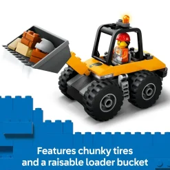 LEGO ® City Yellow Construction Wheel Loader 60450 Hot