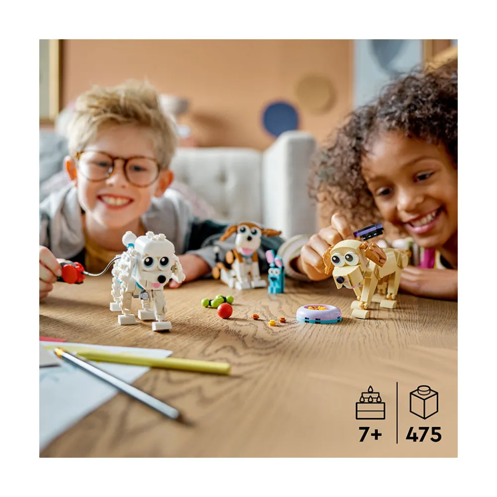 Lego Canada Inc. LEGO® Creator Adorable Dogs 31137 Building Toy Set (475 Pieces) Clearance