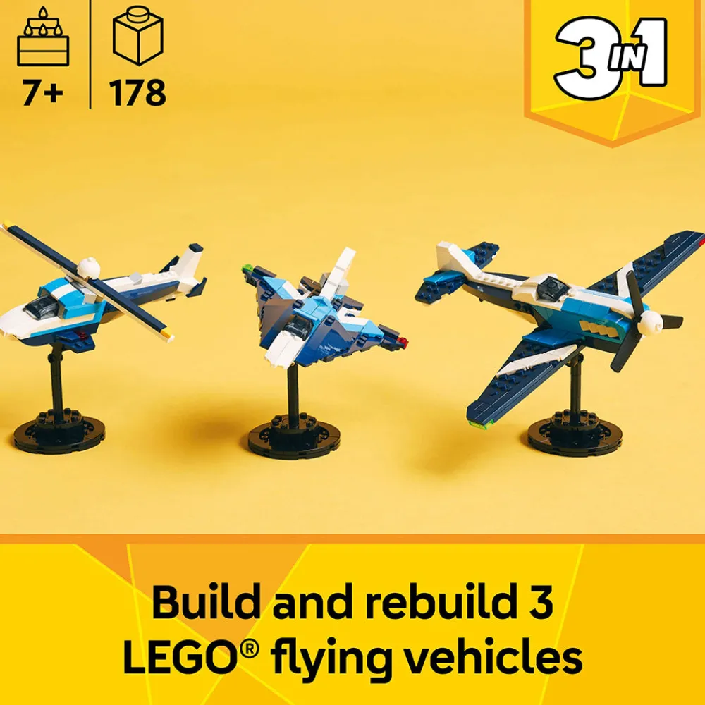 LEGO ® Creator 3in1 Aircraft: Race Plane 31160 Fashion