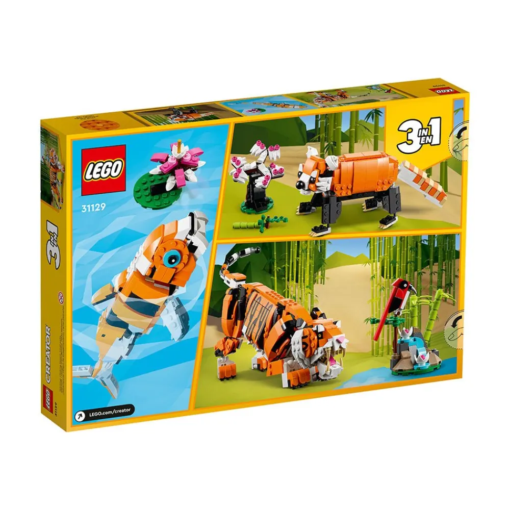 Lego Canada Inc. LEGO® Creator 3in1 Majestic Tiger 31129 Building Kit (755 Pieces) Hot