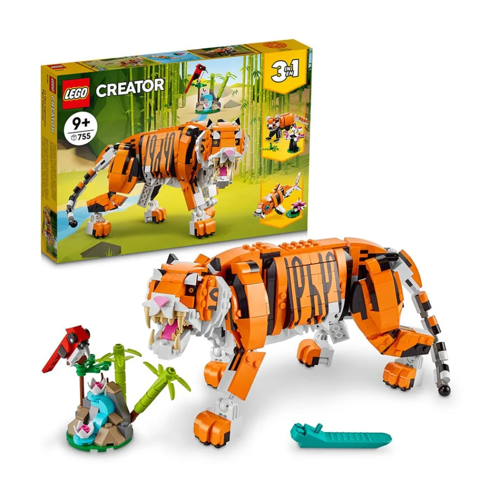 Lego Canada Inc. LEGO® Creator 3in1 Majestic Tiger 31129 Building Kit (755 Pieces) Hot
