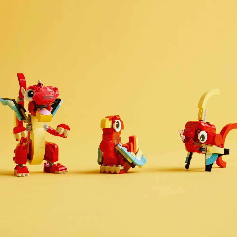 Lego Canada Inc. LEGO® Creator Red Dragon 3in1 Animal Toy Set 31145 Outlet