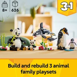 LEGO ® Creator Wild Animals: Panda Family 31165 Clearance