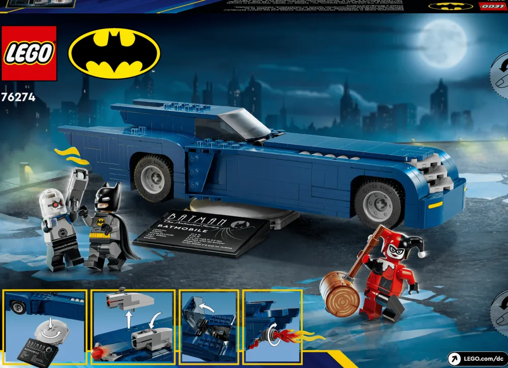 Lego Canada Inc. LEGO® DC Batman™: Batman with the Batmobile™ vs. Harley Quinn™ & Mr. Freeze™ 76274 Best