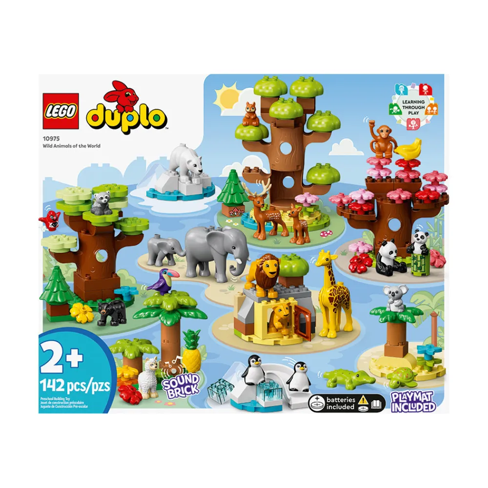 LEGO ® DUPLO® Wild Animals of the World 10975 Building Toy (142 Pieces) Sale