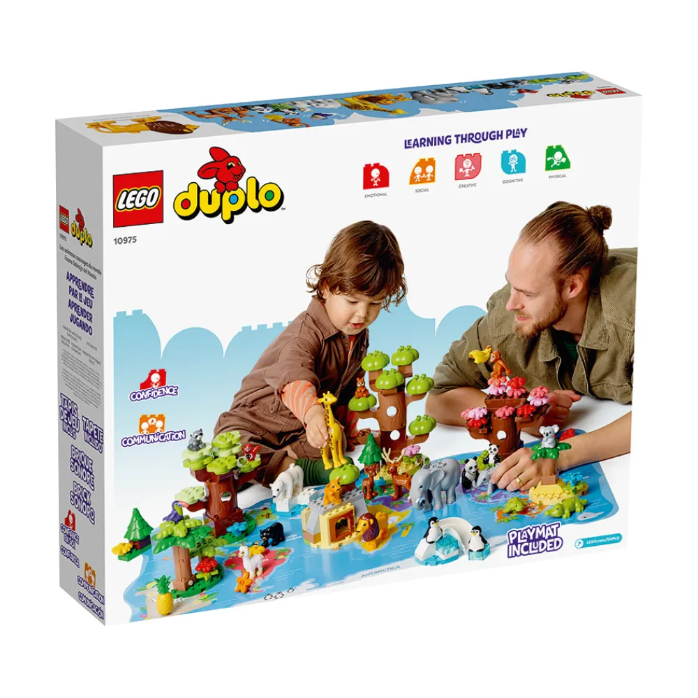 LEGO ® DUPLO® Wild Animals of the World 10975 Building Toy (142 Pieces) Sale