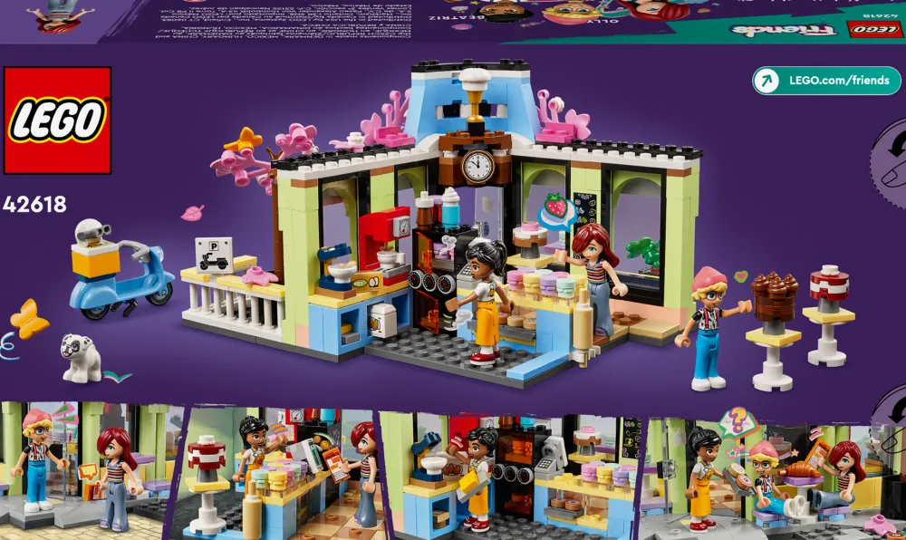 LEGO ® Friends Heartlake City Café Toy 42618 Fashion