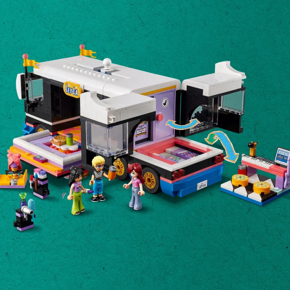 LEGO ® Friends Pop Star Music Tour Bus Toy 42619 Sale