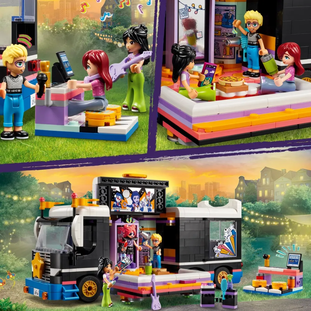 LEGO ® Friends Pop Star Music Tour Bus Toy 42619 Sale