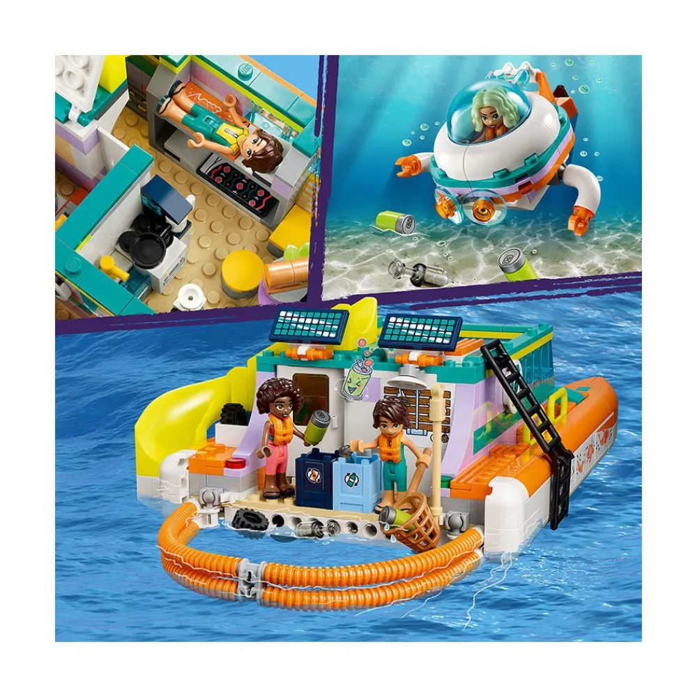 LEGO ® Friends Sea Rescue Boat 41734 Building Toy Set (717 Pieces) Discount