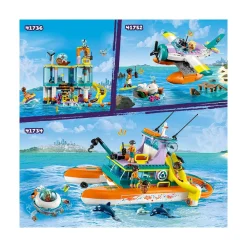 LEGO ® Friends Sea Rescue Boat 41734 Building Toy Set (717 Pieces) Discount
