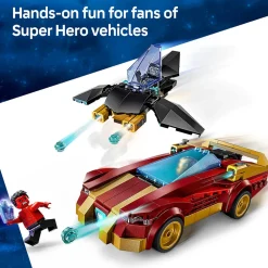 LEGO ® Iron Man Car & Black Panther vs. Red Hulk 76310 Sale