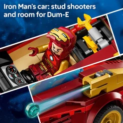 LEGO ® Iron Man Car & Black Panther vs. Red Hulk 76310 Sale