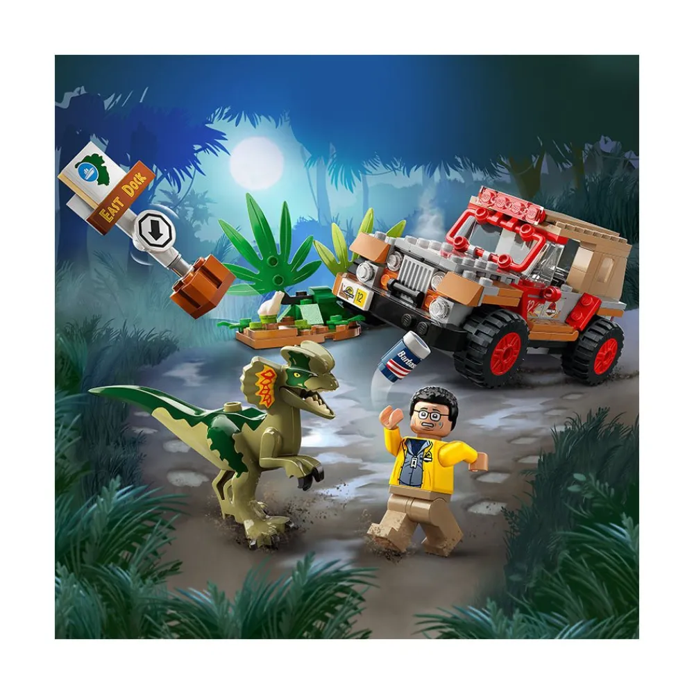 LEGO ® Jurassic Park Dilophosaurus Ambush 76958 Building Toy Set (211 Pieces) Online