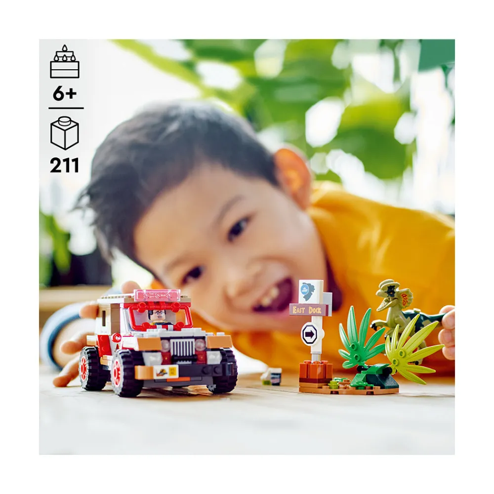 LEGO ® Jurassic Park Dilophosaurus Ambush 76958 Building Toy Set (211 Pieces) Online