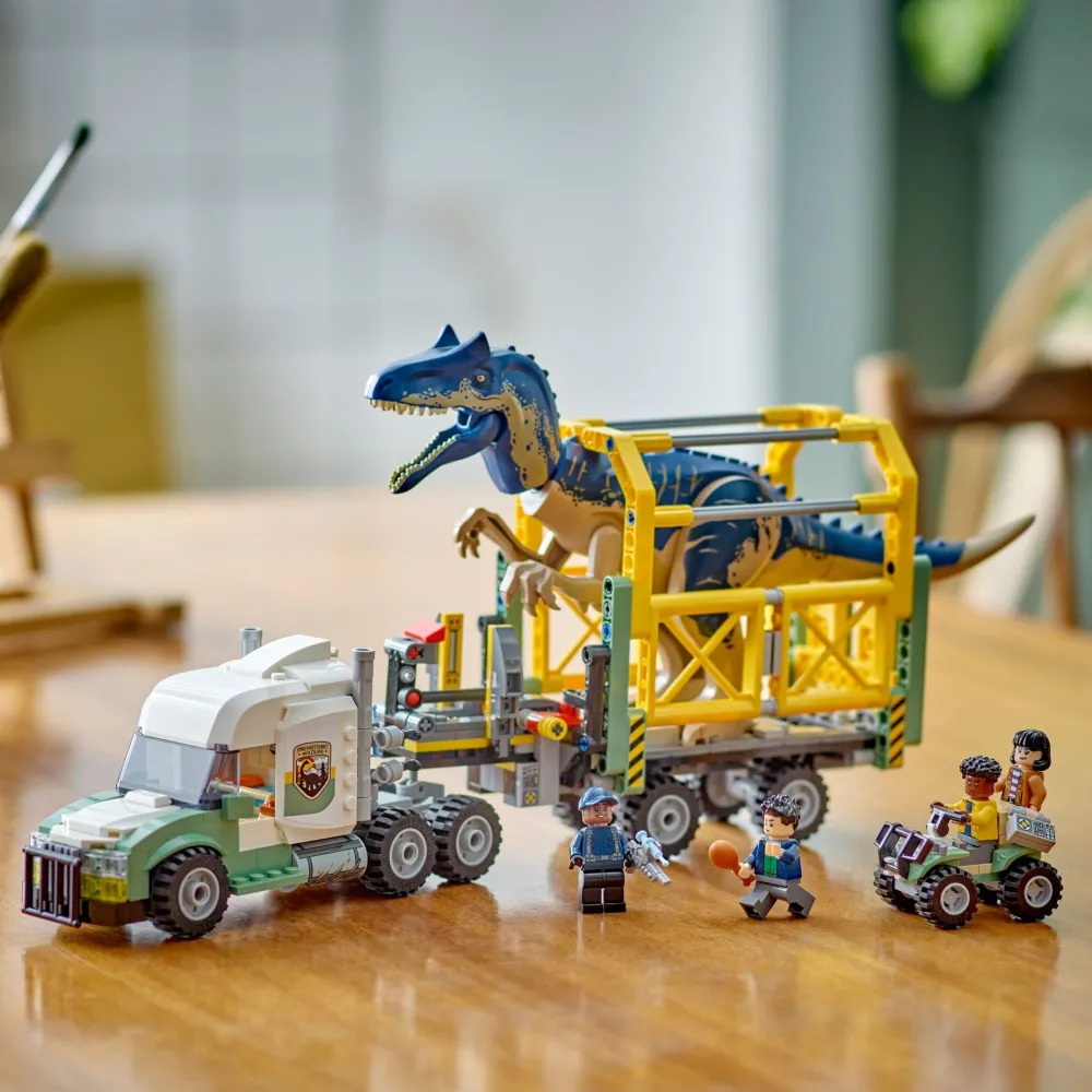 LEGO ® Jurassic World Dinosaur Missions: Allosaurus Transport Truck 76966 New