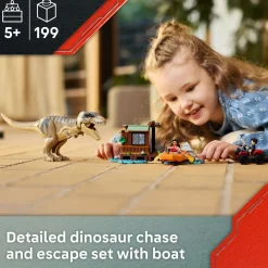 LEGO ® Jurassic World T. rex River Escape 76975 New