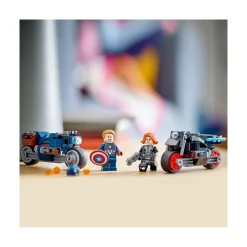 LEGO ® Marvel Black Widow & Captain America Motorcycles 76260 (130 Pieces) Clearance