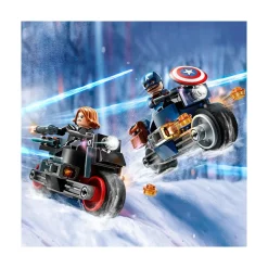 LEGO ® Marvel Black Widow & Captain America Motorcycles 76260 (130 Pieces) Clearance