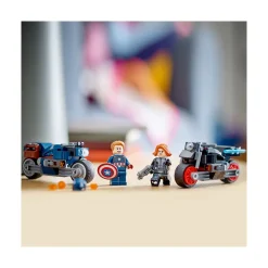 LEGO ® Marvel Black Widow & Captain America Motorcycles 76260 (130 Pieces) Clearance