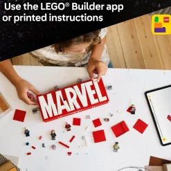 LEGO ® Marvel: MARVEL Logo & Minifigures 76313 Online