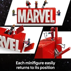 LEGO ® Marvel: MARVEL Logo & Minifigures 76313 Online