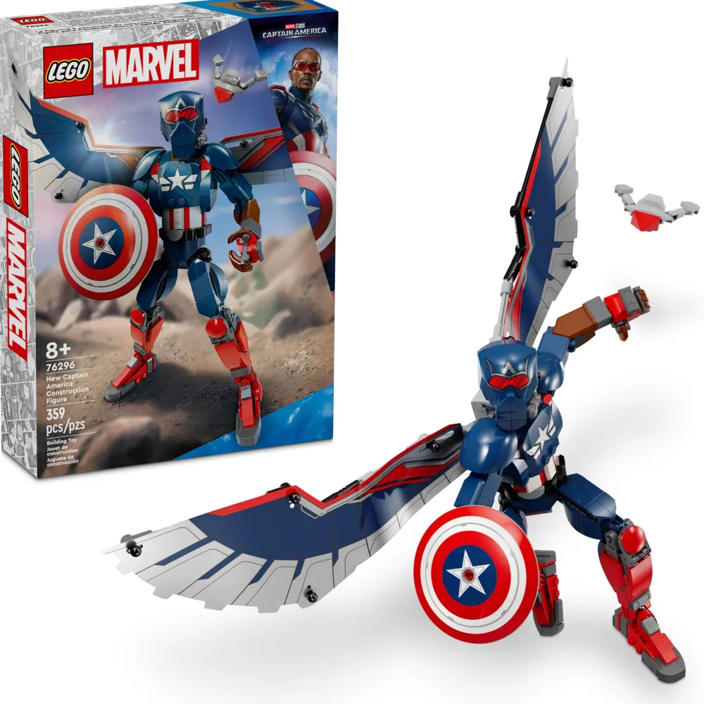 LEGO ® Marvel New Captain America Construction Figure 76296 New