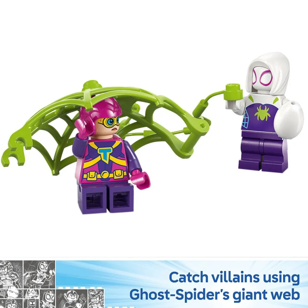 LEGO ® Marvel Spidey And His Amazing Friends Spidey and Gobby’s Raptor Battle at Tree House HQ 11200 New