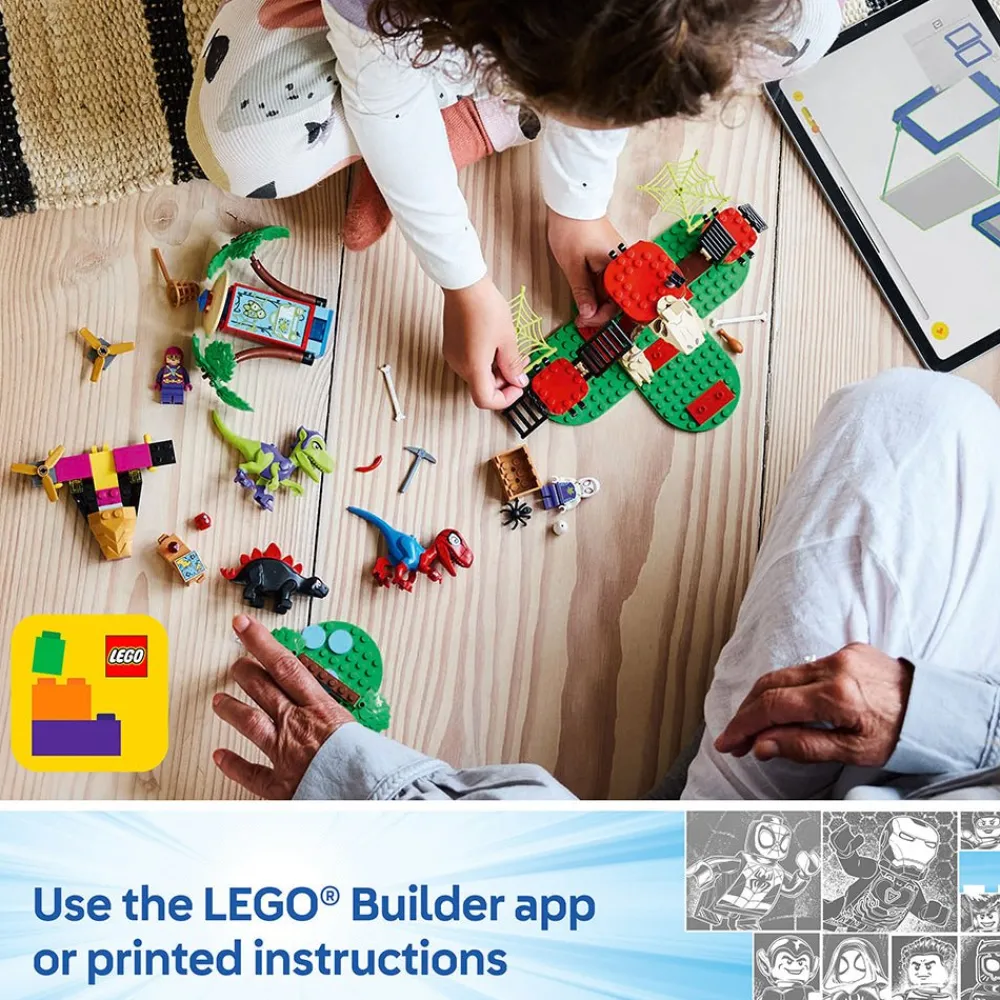 LEGO ® Marvel Spidey And His Amazing Friends Spidey and Gobby’s Raptor Battle at Tree House HQ 11200 New