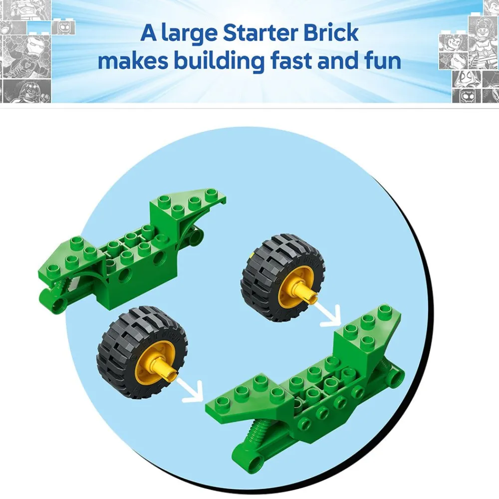 LEGO ® Marvel Spidey And His Amazing Friends: ® Spin and Electro Dinosaur Vehicle Chase 11198 Fashion