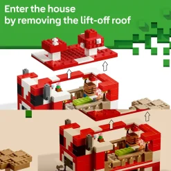 LEGO ® Minecraft® The Mooshroom House 21270 Fashion