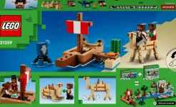 Lego Canada Inc. LEGO® Minecraft® The Pirate Ship Voyage Boat Playset 21259 Online