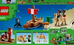 Lego Canada Inc. LEGO® Minecraft® The Pirate Ship Voyage Boat Playset 21259 Online
