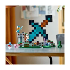 LEGO ® Minecraft® The Sword Outpost 21244 Building Toy Set (427 Pieces) Hot
