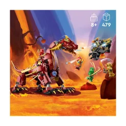 LEGO ® NINJAGO® Heatwave Transforming Lava Dragon 71793 Building Toy Set (479 Pieces New