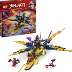 LEGO ® NINJAGO® Ras and Arin’s Super Storm Jet 71833 New