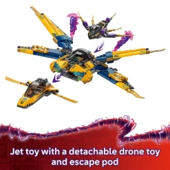 LEGO ® NINJAGO® Ras and Arin’s Super Storm Jet 71833 New