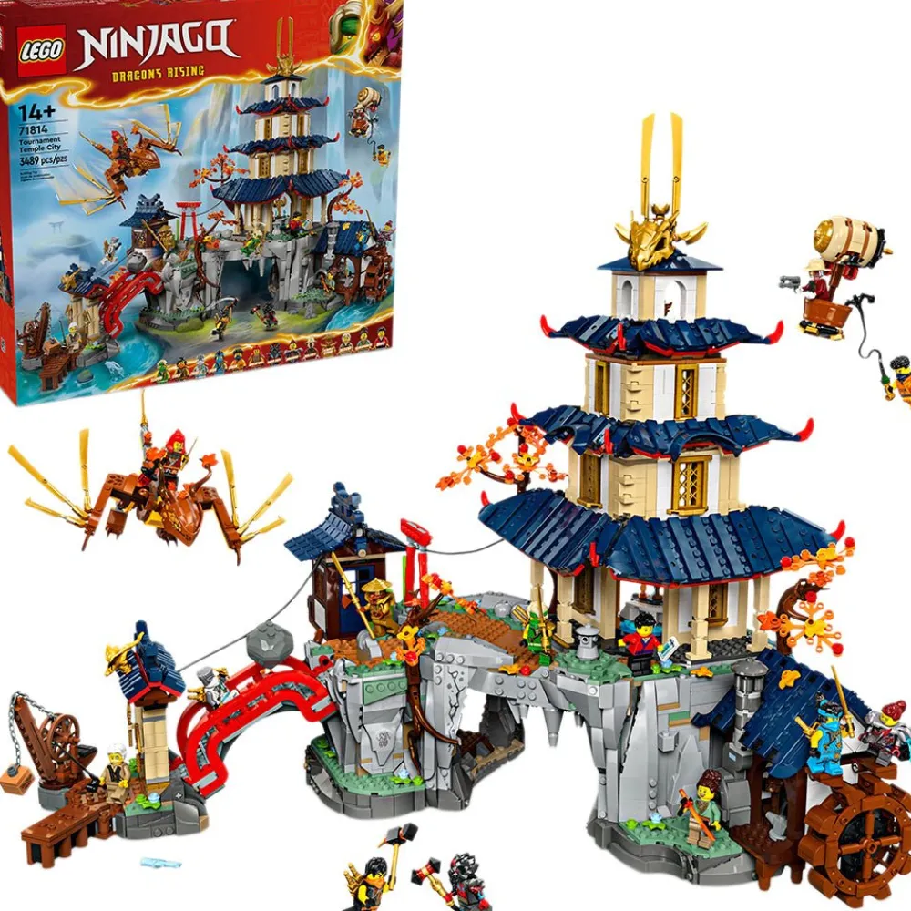 LEGO ® NINJAGO® Tournament Temple City Adventure Toy Set 71814 Online