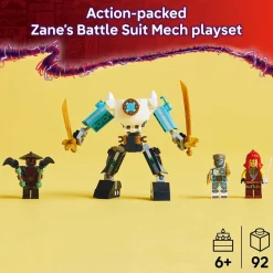 LEGO ® NINJAGO® Zane’s Battle Suit Mech 71827 Hot