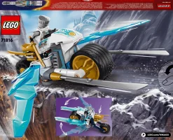 LEGO ® NINJAGO® Zane’s Ice Motorcycle Toy Set 71816 Sale