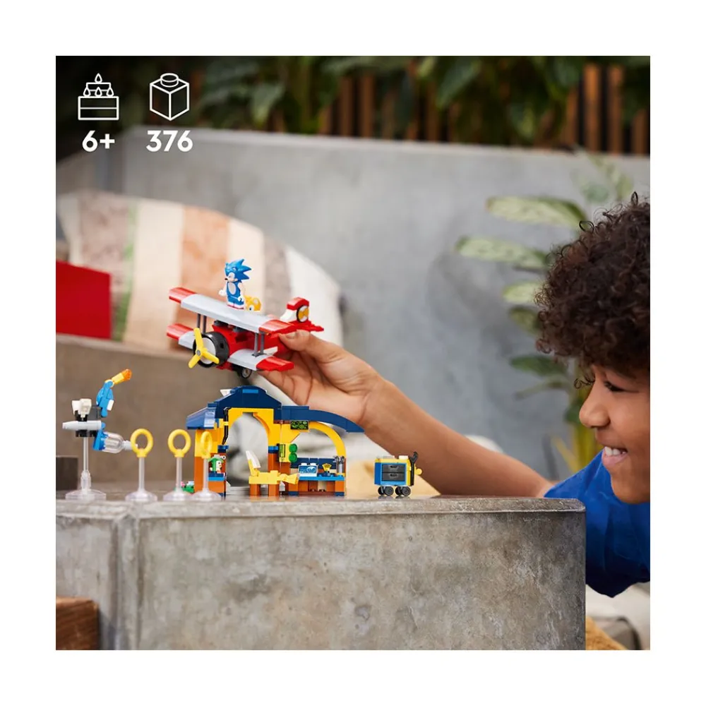 LEGO ® Sonic the Hedgehog™ Tails’ Workshop and Tornado Plane 76991 (376 Pieces) Discount
